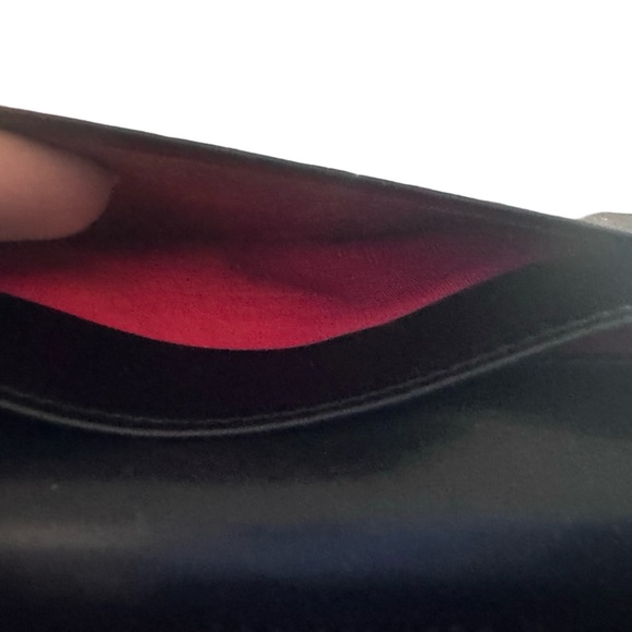 🖤 GUCCI HORSEBIT BIFOLD LONG WALLET - BLACK/RED ❤️ SOFT CALF LEATHER - Picture 12 of 12